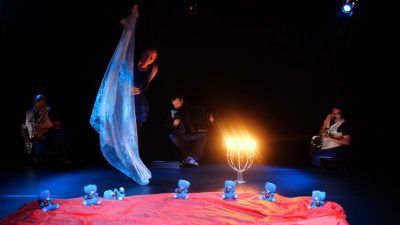 christmas concert with lights